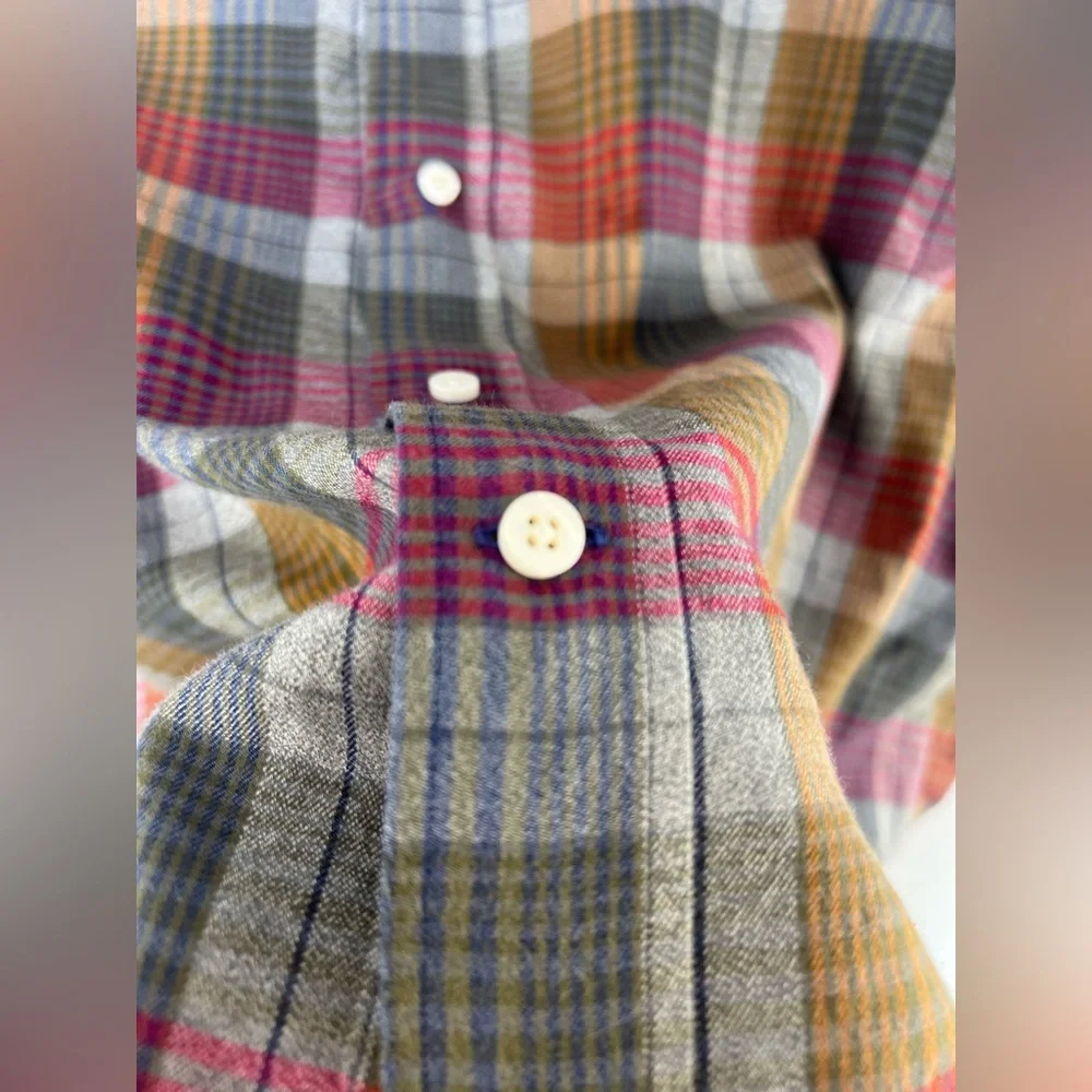 Indochino Made For You Custom Shirt‎ - Multicolor Plaid (XL)